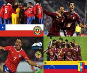 yapboz Şili - Venezuela, çeyrek finalde, Arjantin 2011